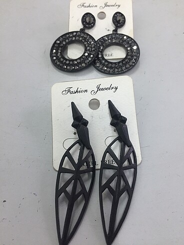 Accessorize Siyah küpe seti