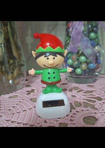 Renkli Yeşil Elf Figür