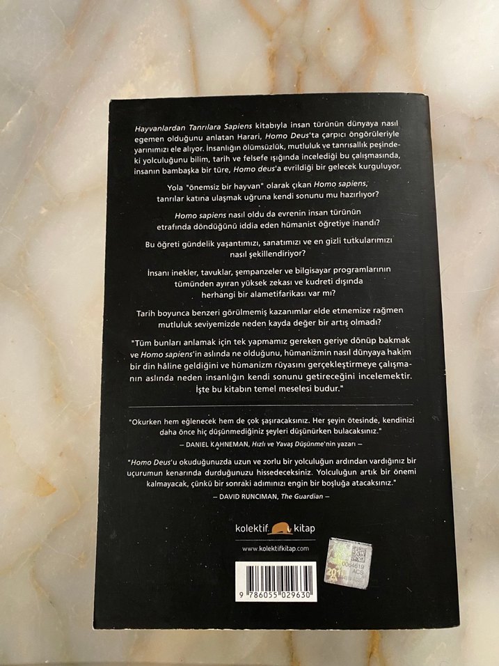 Homo Deus - Yarının Kısa Bir Tarihi - Yuval Noah Harari - Görsel 2