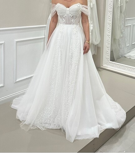 diğer Beden beyaz Renk Dai Wedding Gelinlik