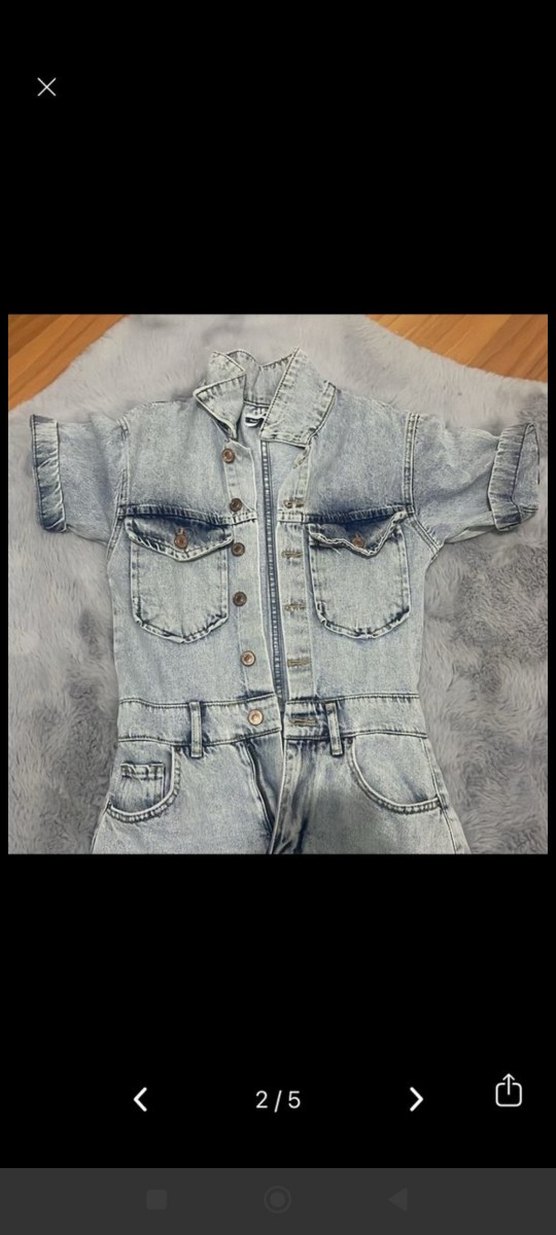 Kemerli Uzun Kollu Gri Denim Elbise - Görsel 2