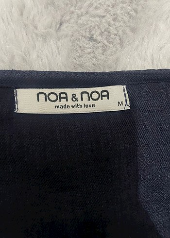 Düğmeli Gri Keten Kadın Yelek - Görsel 2