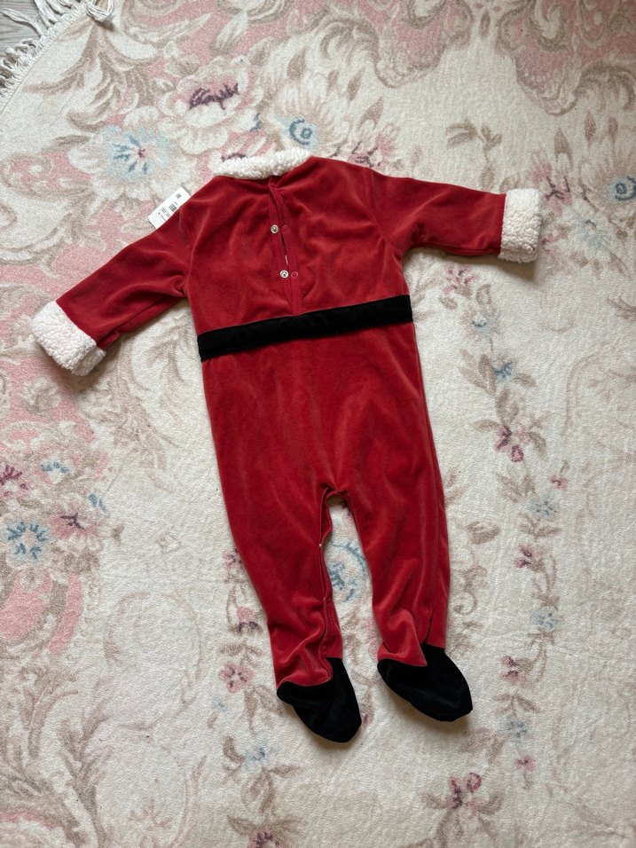 Yılbaşı Kırmızı Bebek Tulum - Görsel 3