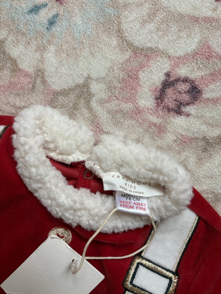 Yılbaşı Kırmızı Bebek Tulum - Görsel 4