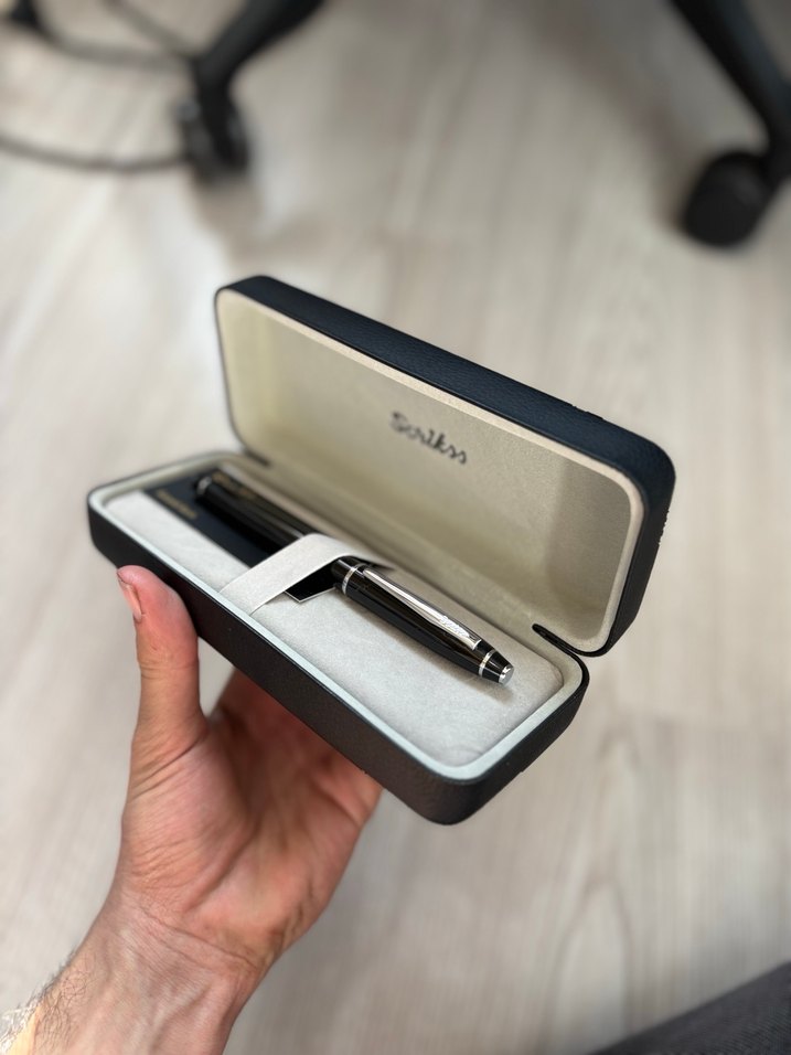 Scrikss siyah tükenmez kalem - Görsel 2