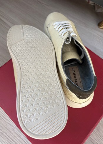 Yılan Desenli Beyaz Erkek Sneakers - Görsel 5