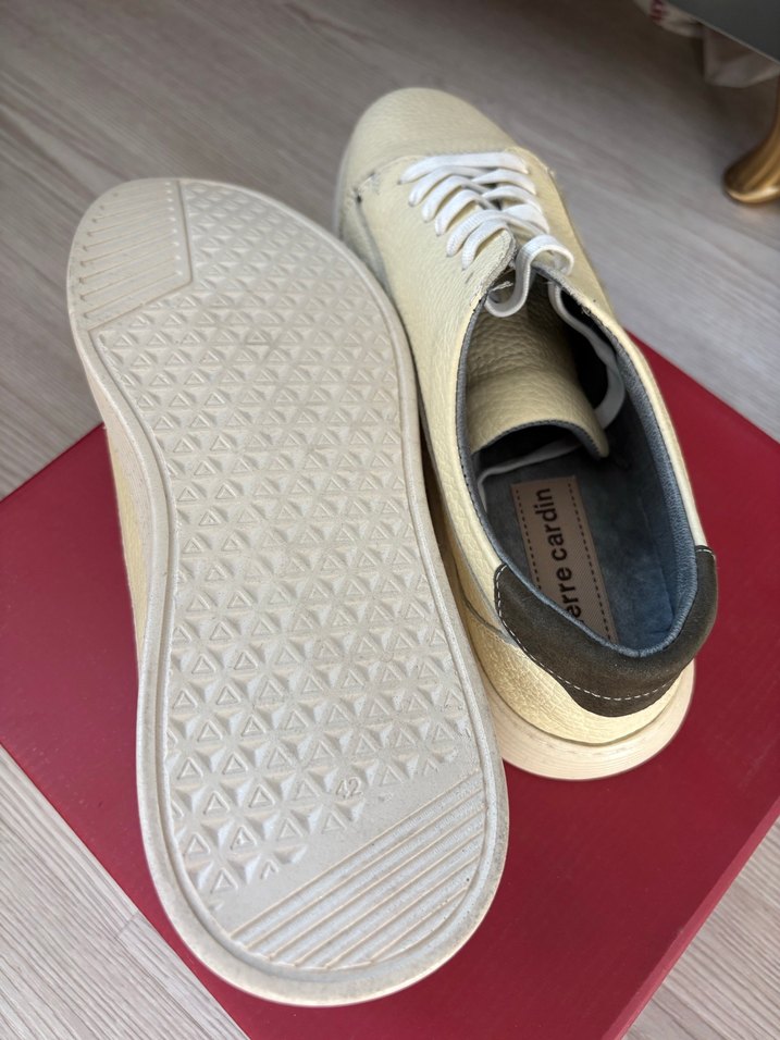 Yılan Desenli Beyaz Erkek Sneakers - Görsel 5