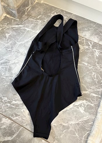 Siyah Baskılı Midi Kadın Mayo - Görsel 4