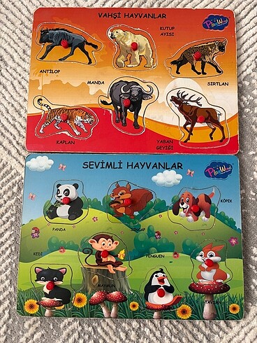 Diğer Play Wood Ahşap Çocuk Puzzle