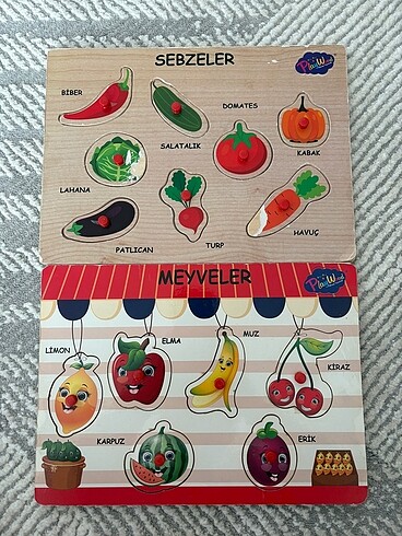Ahşap puzzle