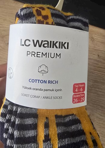 LC Waikiki Erkek Çocuk Çok Renkli Desenli Çorap Seti