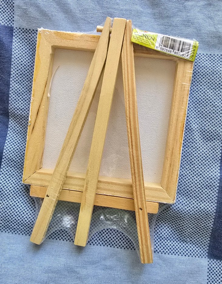 Mini Tuval Boyama Seti - Renkli Çocuk Puzzle - Görsel 2