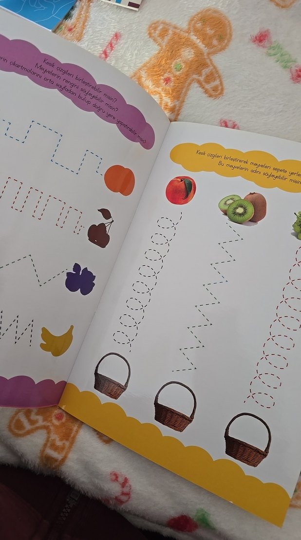 Meyveler Çizgi Etkinlik Kitabı 4+ Yaş - Görsel 3