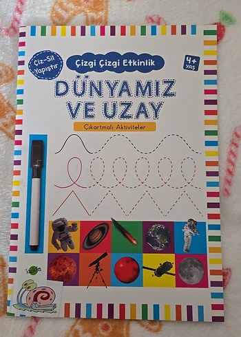 Dünyamız ve Uzay Çizgi Çizgi Etkinlik Kitabı