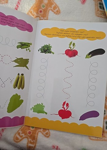 Sebzeler Çizgi Çizgi Etkinlik Kitabı - Görsel 4