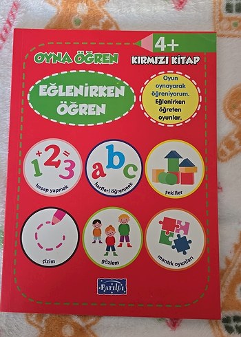4+ Eğlenirken Öğren Çocuk Kitabı