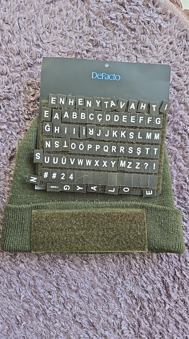 DeFacto Haki Renkli Örgü Bere - Görsel 2