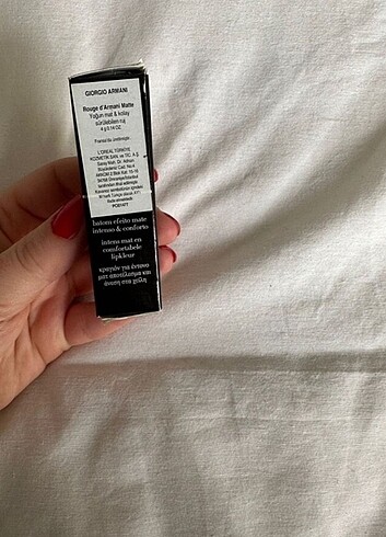  Beden kırmızı Renk Rouge d?armani matte red fire ruj
