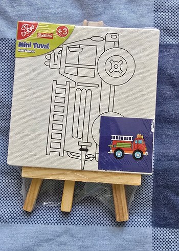 Mini Tuval Üzerinde Çocuklar İçin Renkli Yapboz