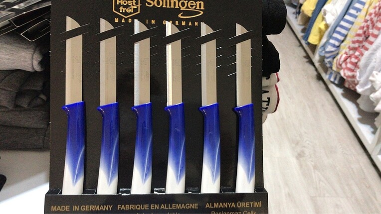 Solingen meyva bıçakları orjinaldir