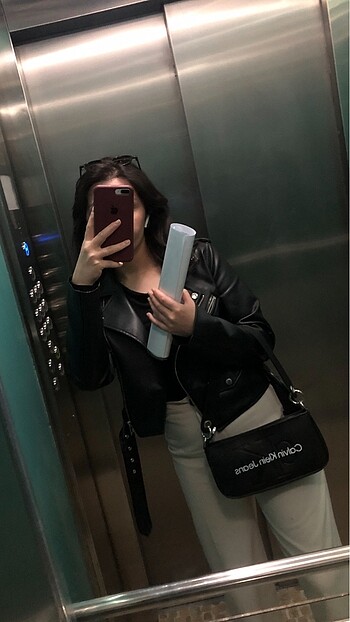 Stradivarius Deri Ceket
