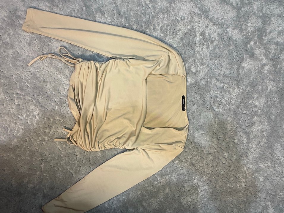 yanları büzgülü bluz - Görsel 2