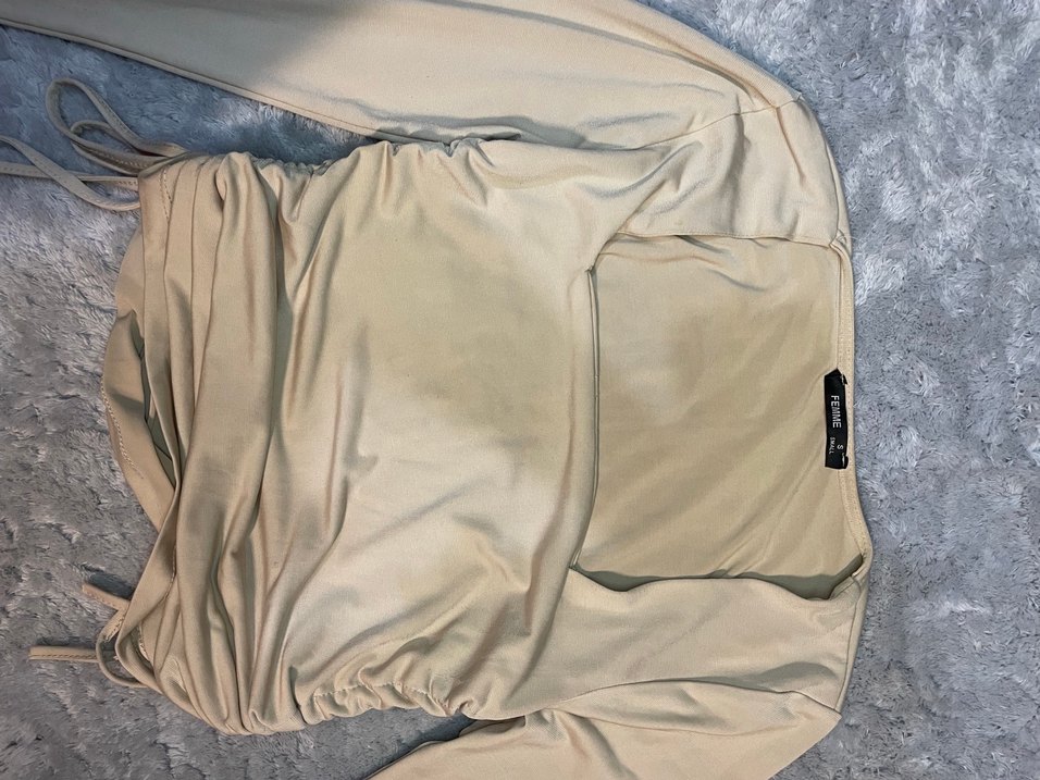 yanları büzgülü bluz - Görsel 5