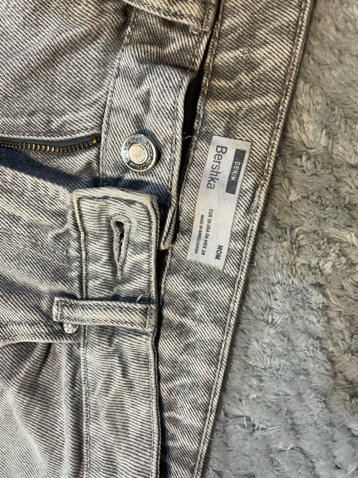 gri bershka jean - Görsel 4