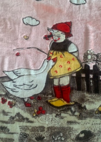 Pembe Baskılı Çocuk Battaniyesi - Görsel 4