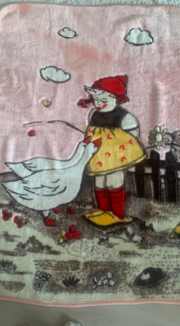 Pembe Baskılı Çocuk Battaniyesi - Görsel 4