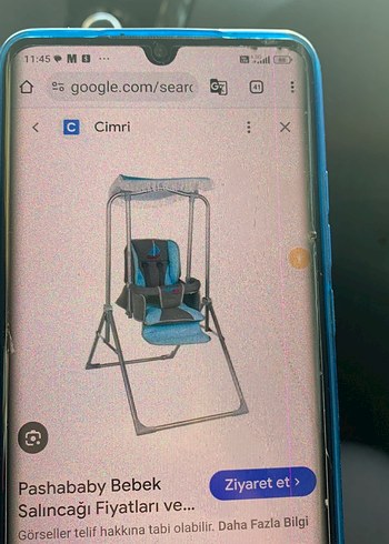 Gri Çocuk salıncak - Görsel 2