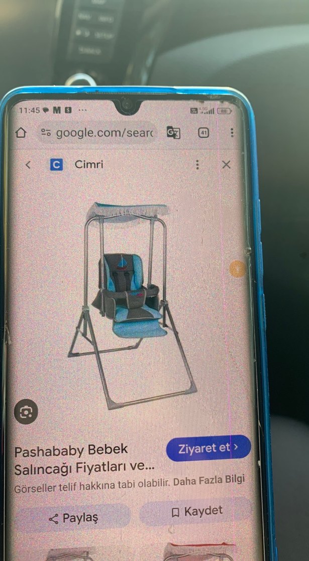 Gri Çocuk salıncak - Görsel 2