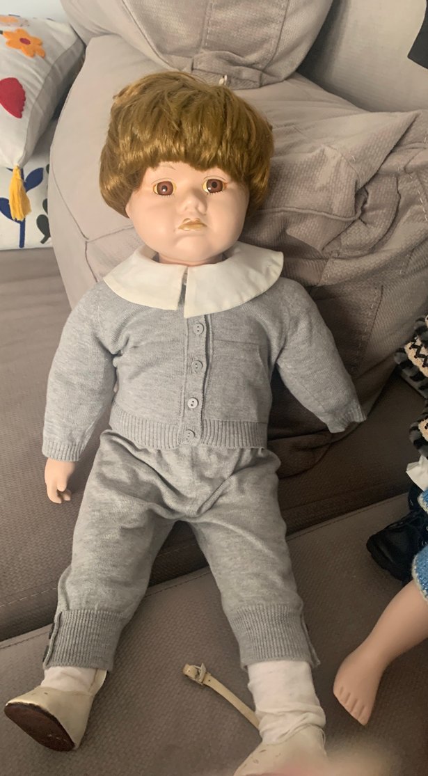 Erkek büyük boy  porselen bebek - Görsel 2