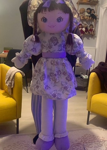 Lila Tonlarında Pastel Bebek - Görsel 3