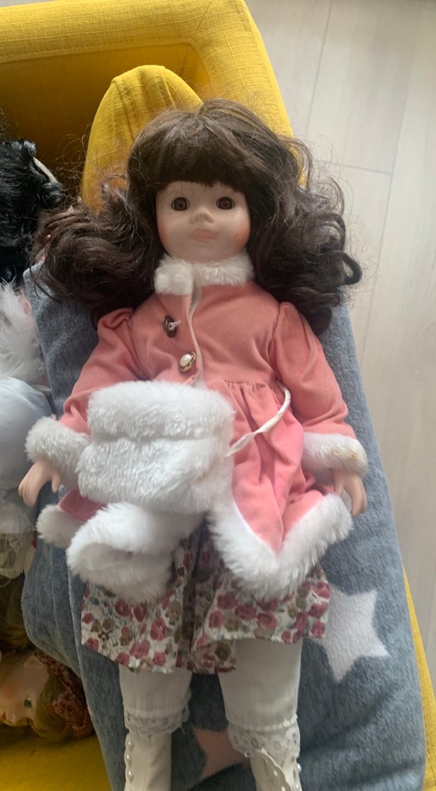 Pembe Peluş Detaylı Bebek - Görsel 4