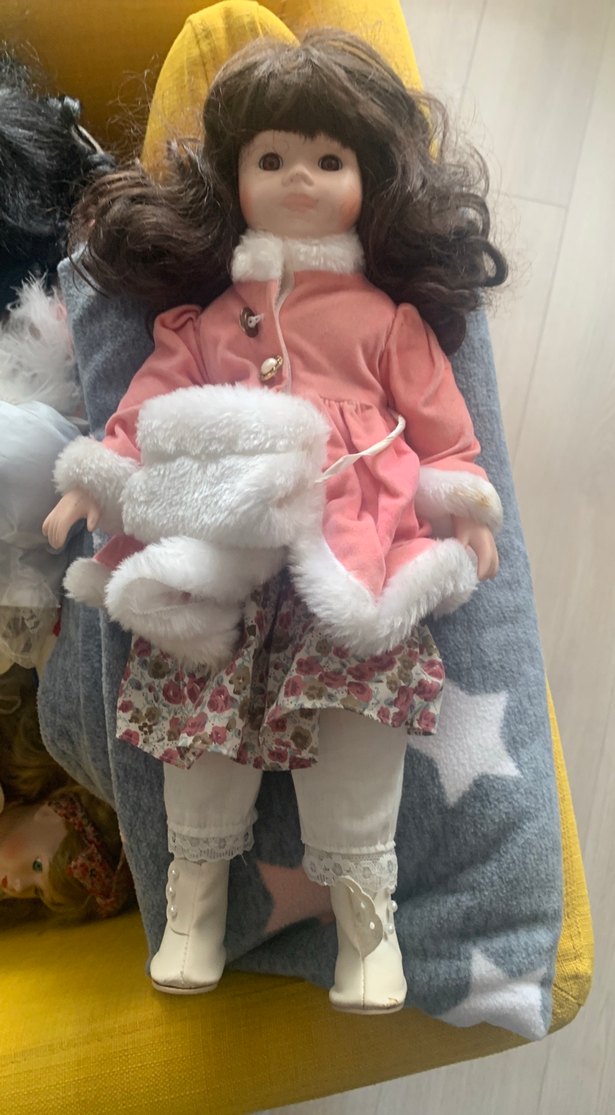 Pembe Peluş Detaylı Bebek - Görsel 3