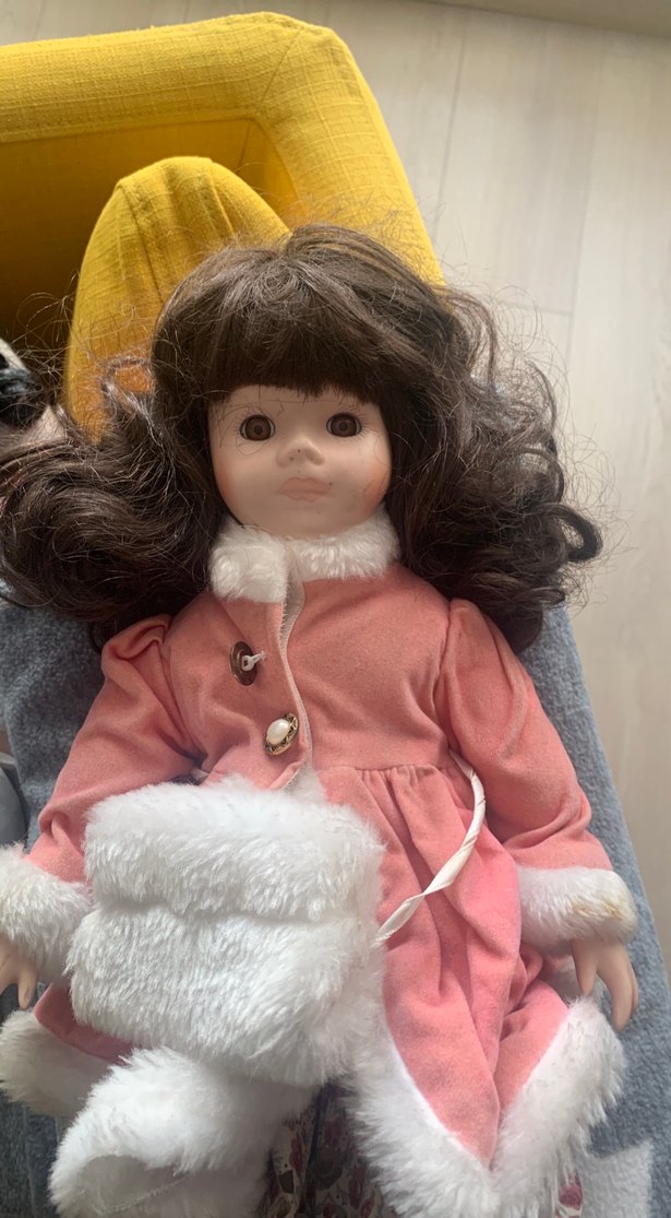 Pembe Peluş Detaylı Bebek - Görsel 5