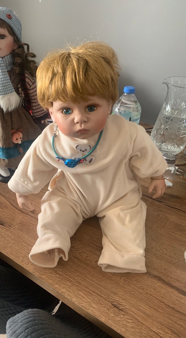 Büyük porselen bebek - Görsel 4