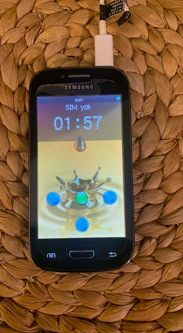 Samsung Siyah Android Telefon - Görsel 2