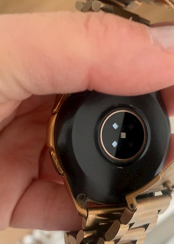 Bej Renk Metal Kordonlu Akıllı Saat - Görsel 4