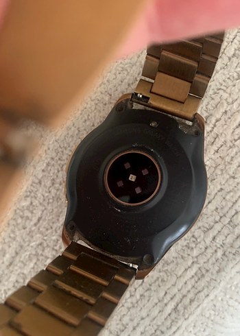 Bej Renk Metal Kordonlu Akıllı Saat - Görsel 5