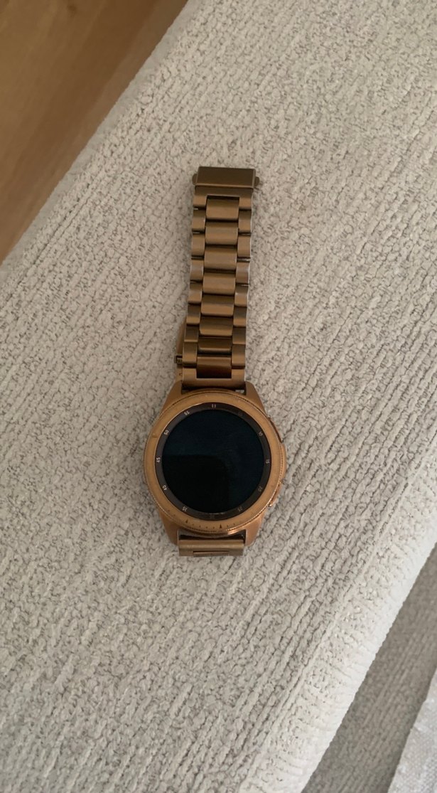 Bej Renk Metal Kordonlu Akıllı Saat - Görsel 2