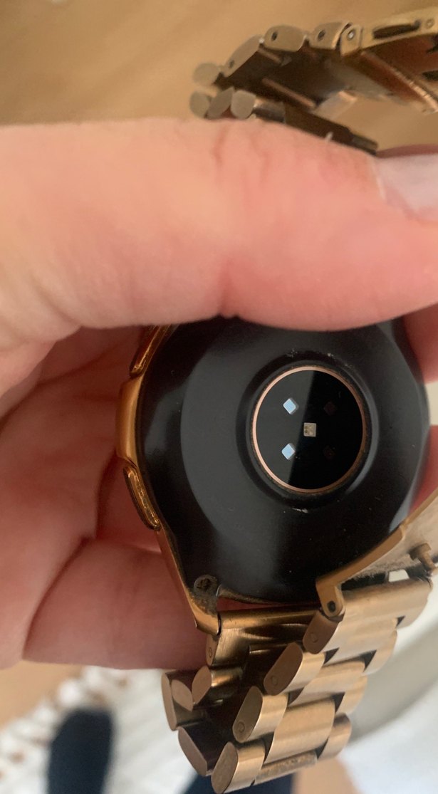 Bej Renk Metal Kordonlu Akıllı Saat - Görsel 4