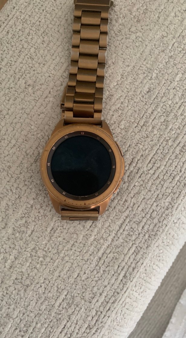 Bej Renk Metal Kordonlu Akıllı Saat - Görsel 3