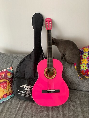 universal Beden pembe Renk Pembe gitar
