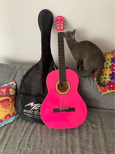 Diğer Pembe gitar