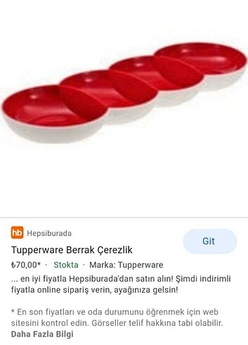 Tupperware Tupperware Çerezlik 