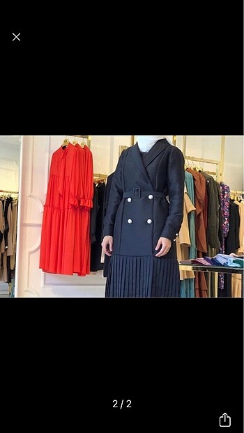 Aker Moda zm markalı ceket elbise