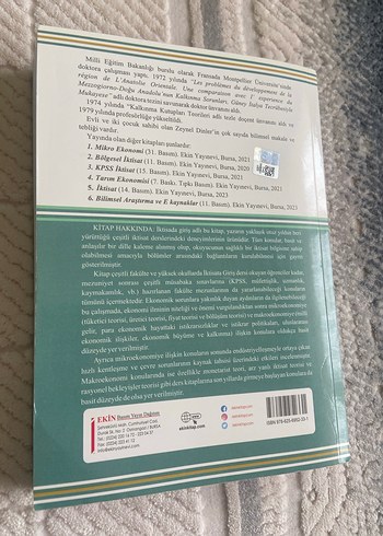 İktisada Giriş - Prof. Dr. Zeynel Dinler 29. Basım - Görsel 2