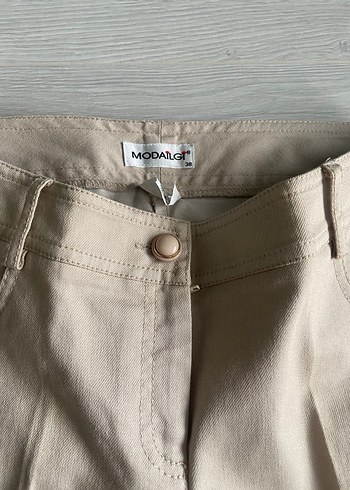 Modailgi krem pantolon - Görsel 3
